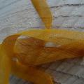 Ruban de resille jaune moutarde 12 mm 1