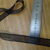 Ruban de resille noire tres souple 2 