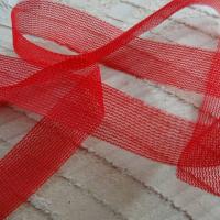 Ruban de resille rouge hermes 12 mm 1 