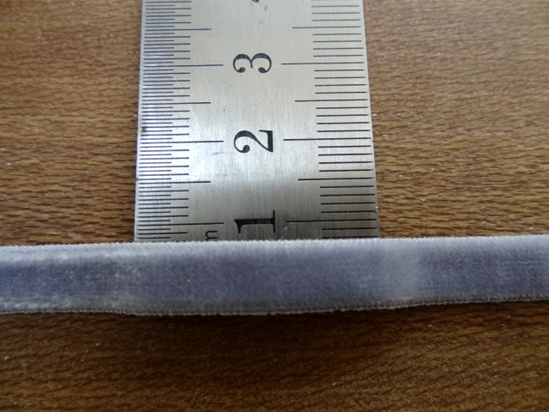 Ruban de velours elastique lavande clair 2