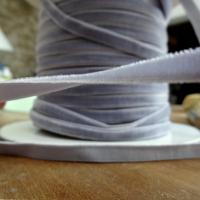 Ruban de velours elastique lavande clair 3