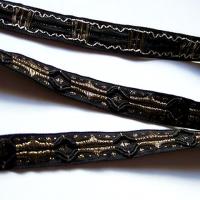 Ruban eclat vieil or et noir 3