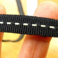 Ruban gros grain noir scenario 10 mm 1