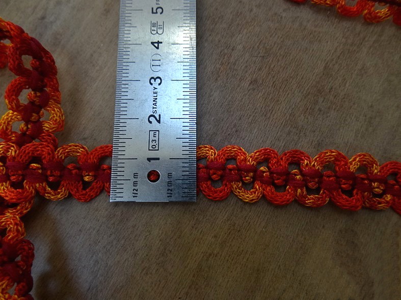 Ruban red pepper elastique 2