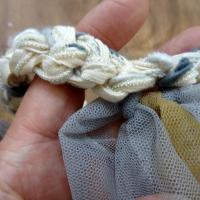 Ruban tresse a nouer blanc casse gris clair 2