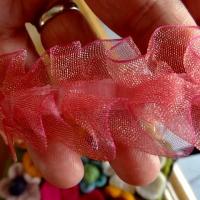 Ruban velours rose et taffetas 01 3