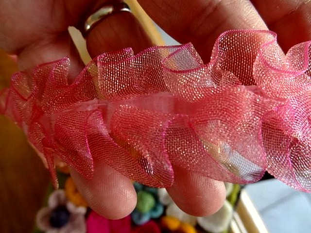 Ruban velours rose et taffetas 01 3