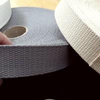 Sangle tressee plate 30 mm noir beige blanc gris 5 