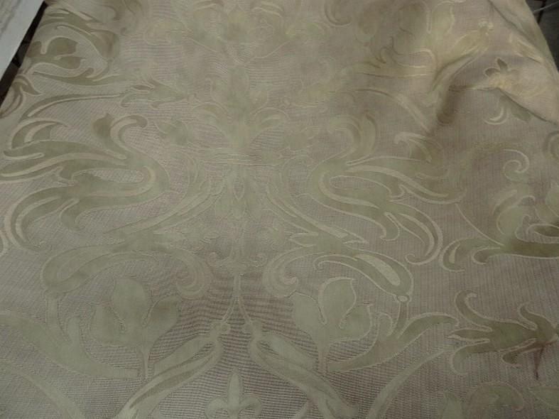 Satin ameublement damas classique beige bronze clair 1 1
