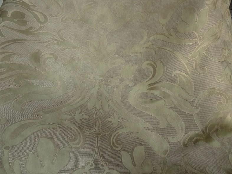 Satin ameublement damas classique beige bronze clair 2 1