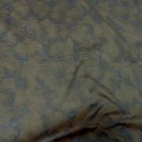 Satin ameublement motif fondu gris et beige dore 3