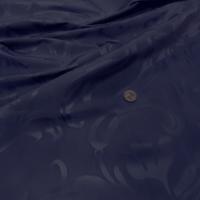 Satin bleu cobalt motif fleur de lis xl 2