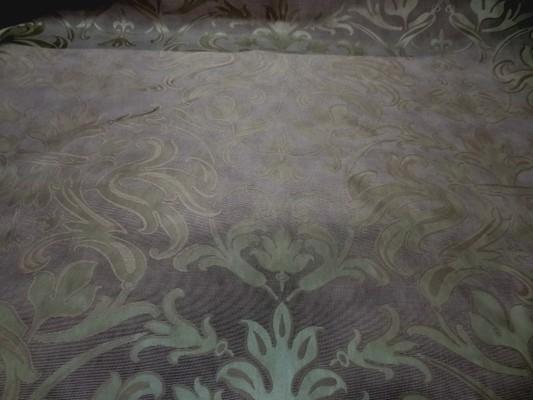 Satin damasse faconne taupe 3 