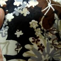 Satin de coton fouilli de fleurs 2