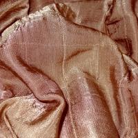 Satin doublé coton teinte marron sépia 2