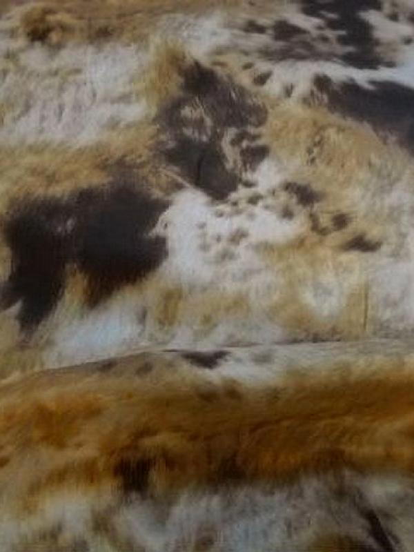 Satin doublure motif fourrure animale 
