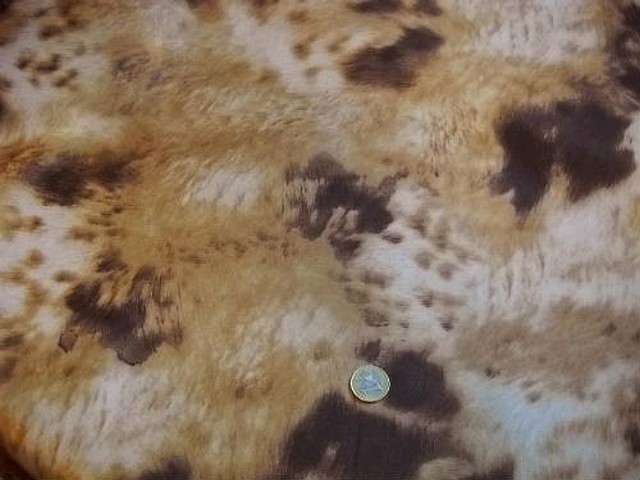 Satin doublure motif fourrure animale 1