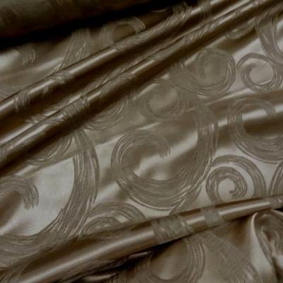 Satin faconne volutes double face beige dore 0 2 