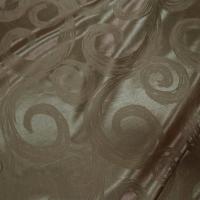 Satin façonné volutes damassés beige doré 0