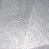 Satin gris bleu motifs volutes 3 