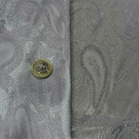 Satin gris metal cachemire et chevrons 2 