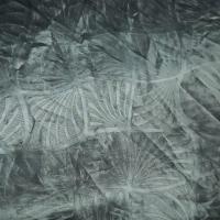 Satin gris metal motif japonais 3