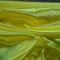 Satin jaune canari poly 3 