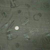 Satin kaki clair motifs anneaux cercle croissant 1