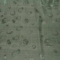Satin kaki clair motifs anneaux cercle croissant 2 