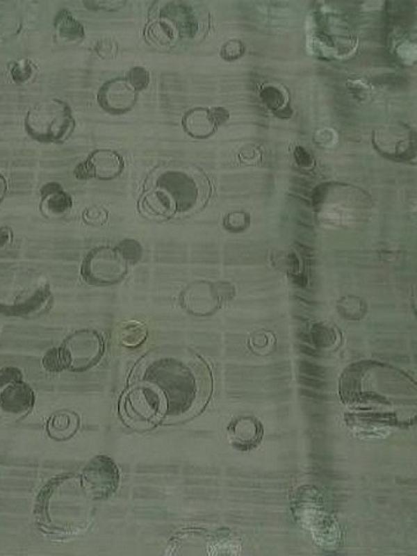 Satin kaki clair motifs anneaux cercle croissant 2