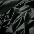 Satin lourd et raide noir 1 