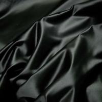 Satin lourd et raide noir 1 