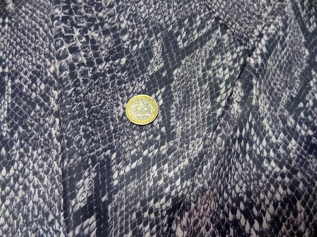 Satin lycra imprime serpent 3