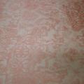 Satin lycra mat beige motif or cuivre 1 