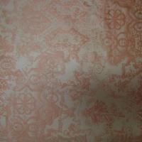 Satin lycra mat beige motif or cuivre 3 