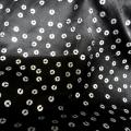 Satin lycra noir a sequins teinte etain 5