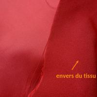 Satin lycra rouge profond 3 