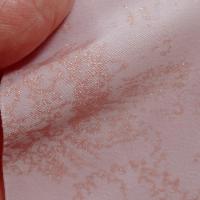 Satin lycra vieux rose fleuri 5 