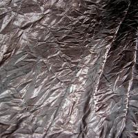 Satin marron glace froisse 2 