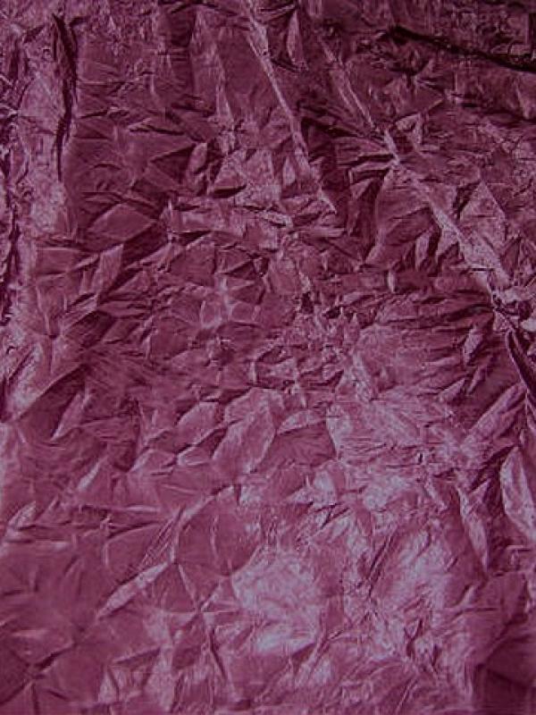 Satin mat froissse lie de vin 1 