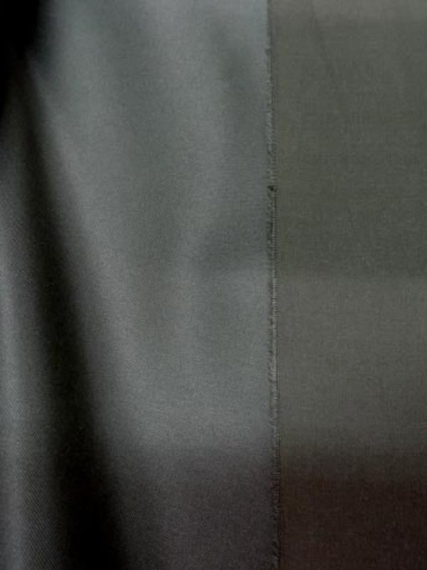 Satin microfibre kaki fonce