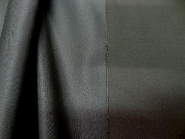 Satin microfibre kaki fonce