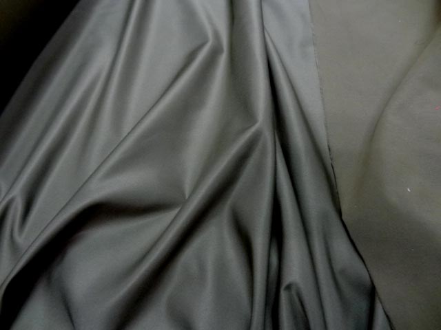 Satin microfibre kaki fonce6