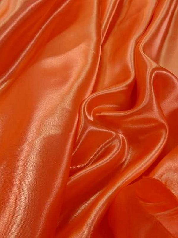 Satin orange corail poly 3 