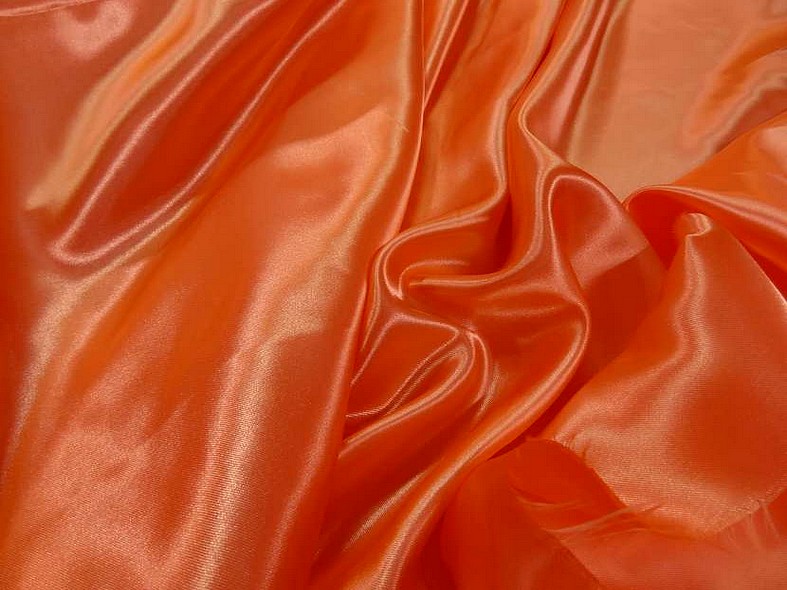 Satin orange corail poly 3