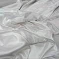 Satin polyester blanc 1