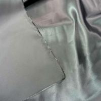 Satin polyester gris metal 2 