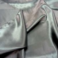 Satin polyester gris metal 4 