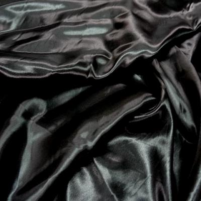 Satin polyester noir