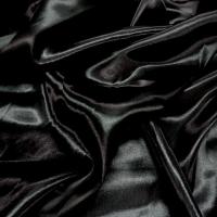 Satin polyester noir0
